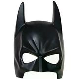 Genel Markalar Siyah Renk Çocuk Boy Arkadan Lastikli Batman Maskesi Yarasa Adam