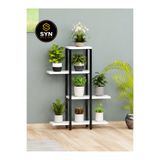 Genel Markalar SYN Design 4 Katlı Çiçeklik Metal Ayaklı Saksılık Bitki Standı Dekoratif Raf