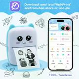 Genel Markalar Taşınabilir Yazıcı, Mini Cep Kablosuz Termal Yazıcı Android iOS Akıllı Telefonlar için Uygun, BT Mürekkepsiz Baskı, Etiketler, Fişler, Fotoğraflar, Notlar, Öğrenme (4745)