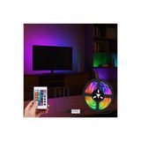 Genel Markalar TV ve PC Arkası RGB Şerit LED Işık Seti - 3 Metre, USB Girişli, Kumandalı, 352 Renk Seçeneği, IP20 İç Mekan, 4W Düşük Enerji Tüketimi ct4566