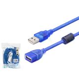 Genel Markalar Usb Uzatma Kablosu 5 M - Şeffaf Mavi HDX7536