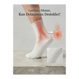 Genel Markalar Uzun Kaydırmaz İz Yapmaz Pilates Yoga Çorabı Bambu
