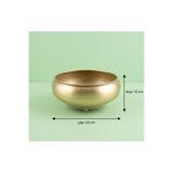 Genel Markalar VAZO DEKOR ESKİTME Metal Vazo Ufo Saksı Gondol Dekoratif Masa Üstü Obje 23x10 cm
