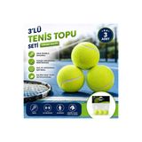 Genel Markalar Yüksek Kalite 3'lü Tenis Topu Dayanıklı Antrenman ve Eğlence Topu