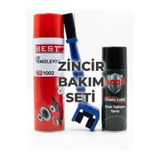 Genel Markalar Zincir bakımı(zincir temizleme) seti zincir spreyi zincir fırçası ve zincir temizleyici bir arada