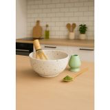 Genel Matcha Çay Seti, 4 Parça, Seramik Kase, Bambu Çırpıcı, Bambu Kaşık, Seramik Stand, Beyaz ve Yeşil