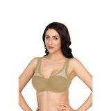Genel MI Emay 172 D Pedli Dantelli Balenli Minimazer Toparlayıcı Sütyen, 90, P493337S3103, TEN, Kadın