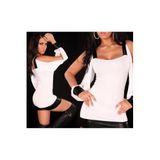 Genel Mini Elbise Fantezi Gecelik, L/XL, P323870S6339, Renkli, kadın