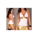 Genel Mini Elbise Fantezi Gecelik, S/M, P323868S982, Renkli, kadın