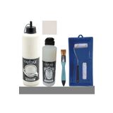 Genel Mobilya Boyası-Cadence Multisurface H-004 Antik Beyaz 500Ml Ultimate Vernik Parlak 250Ml Satruloset Antik Beyaz Tek Ebat