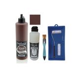 Genel Mobilya Boyası-Cadence Multisurface H-017 Çikolata 500Ml Ultimate Vernik Parlak 250Ml Saten Rulo Set Çikolata Tek Ebat
