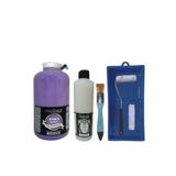 Genel Mobilya Boyası-Cadence Multisurface H-034 Mor 2Lt Ultimate Parlak Vernik 500Ml Saten Rulo Set Mor Tek Ebat