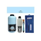 Genel Mobilya Boyası-Cadence Multisurface H-035 Bebek Mavi 2Lt Ultimate Parlak Vernik 500Ml Saten Rulo Set Bebek Mavi Tek Ebat