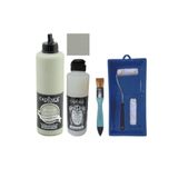 Genel Mobilya Boyası-Cadence Multisurface H-049 Ihlamur 500Ml Ultimate Vernik Parlak 250Ml Saten Rulo Set Ihlamur Yeşil Tek Ebat