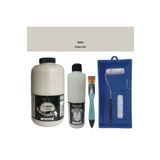 Genel Mobilya Boyası-Cadence Multisurface H-063 Vizon Gri 2Lt Ultimate Parlak Vernik 500Ml Saten Rulo Set Vizon Gri Tek Ebat