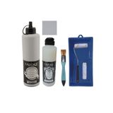 Genel Mobilya Boyası-Cadence Multisurface H-074 Soğuk Gri 500Ml Ultimate Vernik Parlak 250Ml Satenruloset Soğuk Gri Tek Ebat