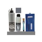 Genel Mobilya Boyası-Cadence Multisurface H-081 Grafitigri 500Ml Ultimate Vernik Parlak 250Ml Satenruloset Grafiti Gri Tek Ebat