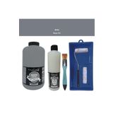 Genel Mobilya Boyası-Cadence Multisurface H-090 Koyu Gri 2Lt Ultimate Parlak Vernik 500Ml Saten Rulo Set Koyu Gri Tek Ebat