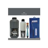 Genel Mobilya Boyası-Cadence Multisurface H-091 Antrasit 2Lt Ultimate Parlak Vernik 500Ml Saten Rulo Set Antrasit Siyah Tek Ebat