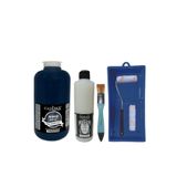 Genel Mobilya Boyası-Cadence Multisurface H-092 Okyanus 2Lt Ultimate Parlak Vernik 500Ml Saten Rulo Set Okyanus