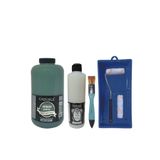 Genel Mobilya Boyası-Cadence Multisurface H-093 Firuze 2Lt Ultimate Parlak Vernik 500Ml Saten Rulo Set Firuze