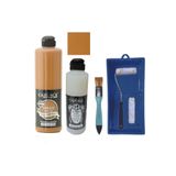 Genel Mobilya Boyası-Cadence Multisurface H-097 Klasik Meşe 500Ml Ultimate Vernik Parlak 250Ml Sateruloset Klasik Meşe Tek Ebat