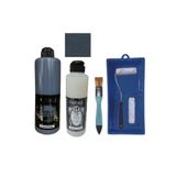 Genel Mobilya Boyası-Cadence Multisurface H-100 Rüzgar 500Ml Ultimate Vernik Parlak 250Ml Saten Rulo Set Rüzgar Tek Ebat