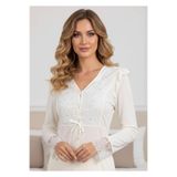 Genel Penye Pijama Takımı, XL, P415723S7049, Renkli, kadın