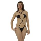 Genel Seksi Mikro Takım Fantezi Gecelik, L/XL, DNEY-866094, Renkli, kadın