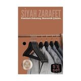 Genel Tedarik 5'li Lüks Siyah Elbise Ceket Askısı - Ergonomik & Kaymaz Plastik Askı Seti - Ahşap Görünümlü 722532