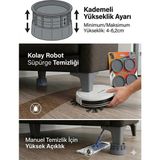 Genel Tedarik Ayarlanabilir Mobilya Yükseltici Plastik Masa Ayağı 4-6,2 cm Yükseklik Ayarı ile Kolay Temizlik - ayarlı