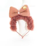 Genel Tedarik Biem Peluş Fiyonklu Taç Pembe