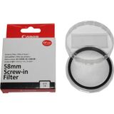 Genel Tedarik Canon 58mm UV Lens Filtresi – Canon 18-55mm IS STM 50mm f/1.8 STM 24mm 55-250mm Lens Uyumlu | Canon EOS 2000D 4000D 600D 700D 750D 800D Lens Koruma Filtresi