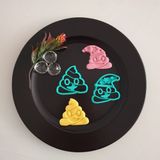 Genel Tedarik Kaka Emojisi Kurabiye Kalıbı 80X72X10 mm