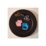 Genel Tedarik Neko Kedi Kurabiye Kalıbı 78x82x12 Mm