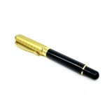Genel Tedarik Premium Metal Roller Siyah Tükenmez Kalem - Altın Rengi Kapak