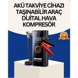 Genel Tedarik Taşınabilir Akü Takviye ve Akıllı Lastik Şişirme Pompası - EMTHBA5780-7690