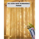 Genel Tedarik Uzaktan Kumandalı Perde Tipi Günışığı Peri LED Işık Dekorasyon - EMTHBA8509-9011