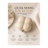 genel tr İLAÇ KUTUSU 7 BÖLMELİ ÇİÇEK MODEL