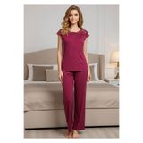 Genel Üniseks Penye Pijama Takımı, L, P415720S7186, Renkli, üniseks-yetişkin