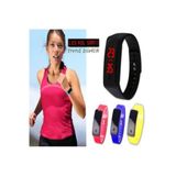 Genel Unisex Siyah Ekranlı LED Kol Saati, Tek Ebat, P250704S7120, çok renkli, Üniseks
