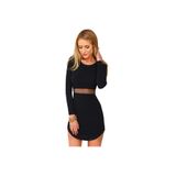 Genel Uzun Kollu Fantezi Elbise, L/XL, P246132S9709, çok renkli, Kadın