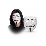 Genel V Mask Premium Vendetta Beyaz Maske, Standart, V Mask Premium Vendetta, Çok Renkli, Üniseks
