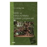 Genel ve Karşılaştırmalı Edebiyat Çalışmaları 3 Çizgi Kitabevi Yayınları