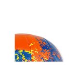 Genel Voleybol Topu Sprey Desenli Touch Dikişli 280 gr -, No 5, P505151S9010, Kırmızı