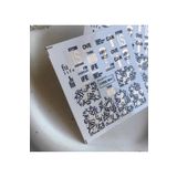 Genel Yazı Desenli Tırnak Tattoo Nail Art Sticker