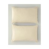 Genel%100 Pamuklu Saten Yastık Kılıfı, Bej, 55x75cm Büyük Boy, 2'li Set (Bej)