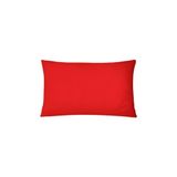 Genel%100 Pamuklu Saten Yastık Kılıfı, Bej, 55x75cm Büyük Boy, 2'li Set (Kırmızı)
