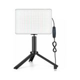 GENELEC PL-26 13 Watt 96 Led 23cm CRI95+ Bicolor 3 Renk Fotograf ve Video Işığı Canlı Yayın Tiktok Vlog Makyaj Ürün Çekimi vb. (Tekli ve L-03 Mini Tripodlu)