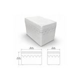 GENELEC Strafor Köpük Kutu 1kg Hacimli Köpük Termos 25x15x16cm Tam izole 24 saat Koruyan Soğuk Zincir Kolisi